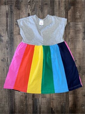 Hanna Andersson Rainbow Striped Dress